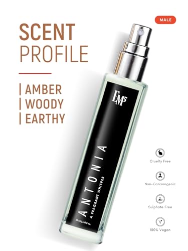 Image of EM5 Antonia Perfume for Men | Woody Earthy Spicy | Eau de Parfum | Strong and Long Lasting Spray | Luxury Gift for Him | 15 ml