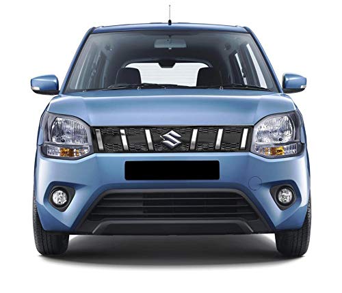 Auto Pearl - Car Front Grill GTR Grill Black Chrome for WagonR 2019