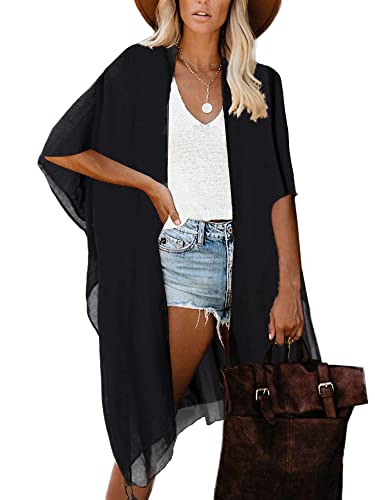 Image of Moss Rose Women Summer Bikini Kimono Bathing Suit Cover Ups for Swimwear