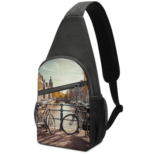 Morral tipo sling deportivo blanco para día