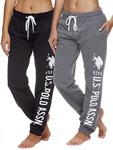 U.S. Polo Assn. Essentials Womens French Terry Jogger Sweatpants