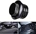 Tappo per serbatoio carburante con filettatura normale, compatibile con Harley Davidson 1982-2010 (nero, tappo a gas pop-up)