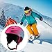 FytStycale Ski Helmet Skiing Accessories Better Cushioning Comfortable Sports Helmet Skateboard Helmet for Outdoor Sports Snowboard Men, Purple