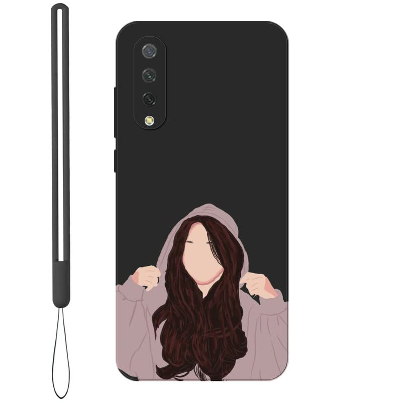 Ikziwreo Cover per Honor 400 Lite 5G,Custodia in Silicone Morbido TPU