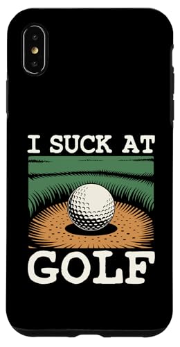 I Suck At Golf Joke ʔSt s Ȓj St X}zP[X iPhone XS Max p