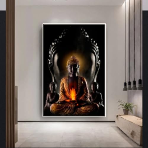 Affiche bouddhisme 60x80 cm pour solutionner une decoration murale vide - 3