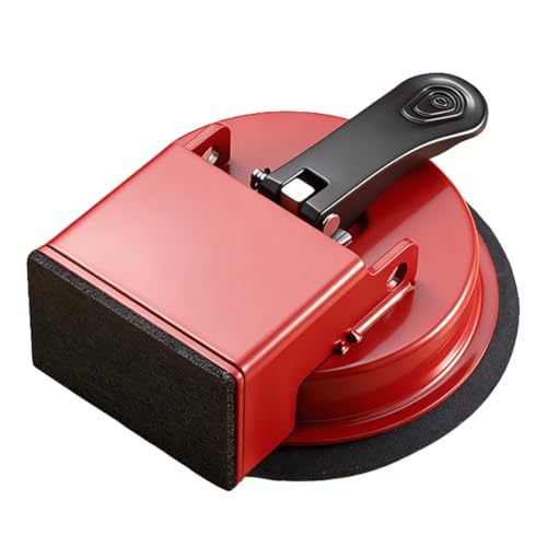 Floor Gap Fixer Tool, Flooring Gap Repair Tools, Heavy Duty Floor Suction Cup Tool for Gaps, Adjustable Height Setter Countertop Leveling Kit for Laminate LVP Vinyl Plank Wood Tile Floors (Red)
