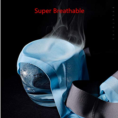 Nod Gogo Breathable Ice Silk Men's Underwear Sweat Absorbing Fitness Sport Boxer Briefs Fast Drying #TOP7