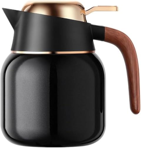 Zxyler 保温卓上ポット 保冷 セラミックライナー ティーポット サーモス 保温ポット 大容量 卓上ポット コーヒー ケトル ティーセット ワンボタン魔法瓶 洗いやすい 保温