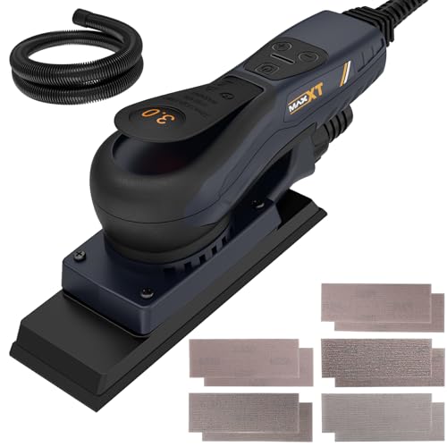 Lijadora orbital de hoja sin escobillas con motor EC, lijadora orbital eléctrica aleatoria MAXXT de 3 mm para lijadora manual de acabado de madera