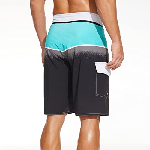 Ellees Mens Swim Trunks Hawaiian, Men's Swim Trunks Quick Dry Beach Shorts With Pocket And Mesh Lining Fitted Swimwear #TOP2