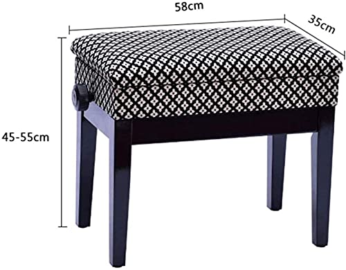 XYJHQEYJ Piano Bancs Dressing Chaise Chaises Chaussures Tabouret Ajustable Ascenseur Coussin rembourré Piano Clavier Bancs avec Repose-Pieds de Rangement - Les Beatles, Paul McCartney, John Lennon, RIngo Starr, George Harrison XYJHQEYJ Piano Bancs Dressing Chaise Chaises Chaussures Tabouret Ajustable Ascenseur Coussin rembourré Piano Clavier Bancs avec Repose-Pieds de Rangement – Image 3