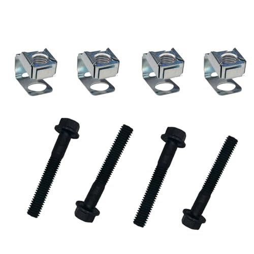 Vntebozd Exhaust Manifold Flange Bolts U Nuts Hardware Kit Compatible with Dodge Dakota 2004-2010 Ram 1500 2500 3500 4500 5500 2011-2024 Jeep Wrangler 2007-2012 Replace 03442 6036734AA 6036684AA