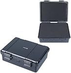 Lykus HC-2120 Mini Hard Case Dry Box with Foam Insert, Interior Size 21.1x15.1x6.9 cm, IP66 Splash-Proof, Suitable for Cellphones, Tools, Small Devices and More