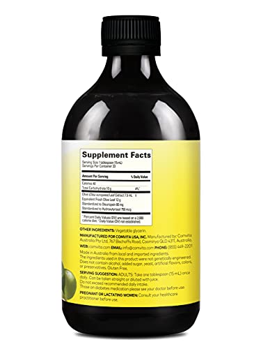 Comvita Olive Leaf Extract Health Supplement, Natural, 16.9 Fluid Ounce #TOP6
