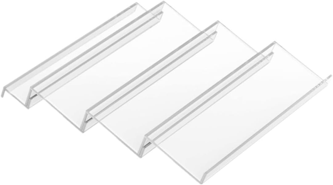 Cabilock Expandable Acrylic Spice Rack Organizer Drawer Tiered Kitchen Seasoning Bottle Storage Tray for Cabinet Countertop