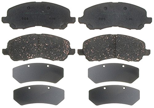 ACDelco Advantage 14D866C (19286137) Ceramic Front Disc Brake Pad Set