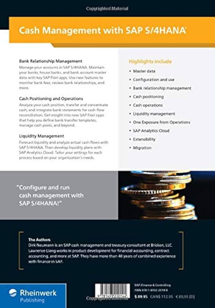 コンピュータ・IT Cash Management with SAP S/4HANA Amazon | Cash Management With Sap S/4hana | Neumann, Dirk