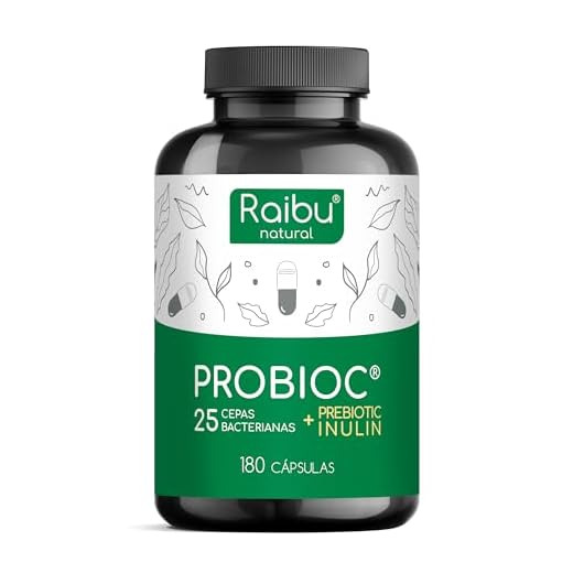 Probióticos y Prebióticos Intestinales con 25 Cepas Bacterianas + Inulina, 180 Cápsulas - 60 Mil Millones de UFC: Flora Intestinal Completa - Lactobacillus, Bifidobacterium, Máxima Concentración