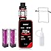 Produktbild Elektronische ZigaretteSmok 225W X priv Kit mit Farbenfroh Screen, 8ml Verdampfer TFV12 Prinz Tank und wiederaufladbaren 2*Batterien, kein Nikotin, keine Flüssigkeit (Schwarz Rot003)