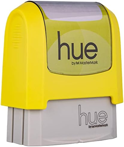 Custom Rubber Stamp - High Definition Impression - Hue by MasterMark (Small)