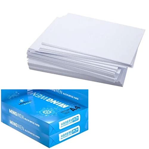 Papier d'impression A4 blanc 70g pour devoirs scolaires et télétravail à la maison - 1000 rames