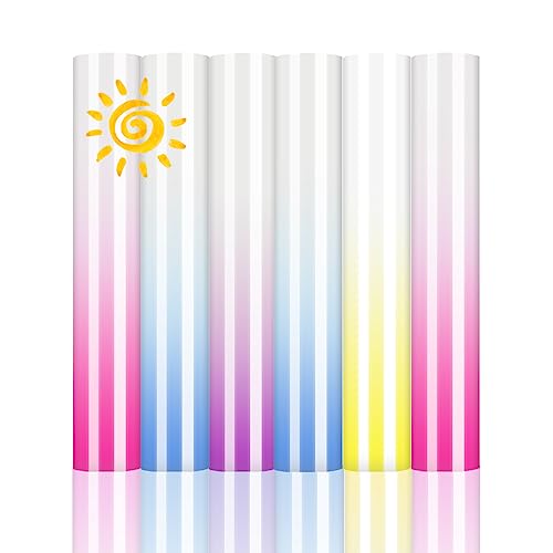 VENITOR Color Changing Puff Vinyl Heat Transfer 6 Sheets 12x10