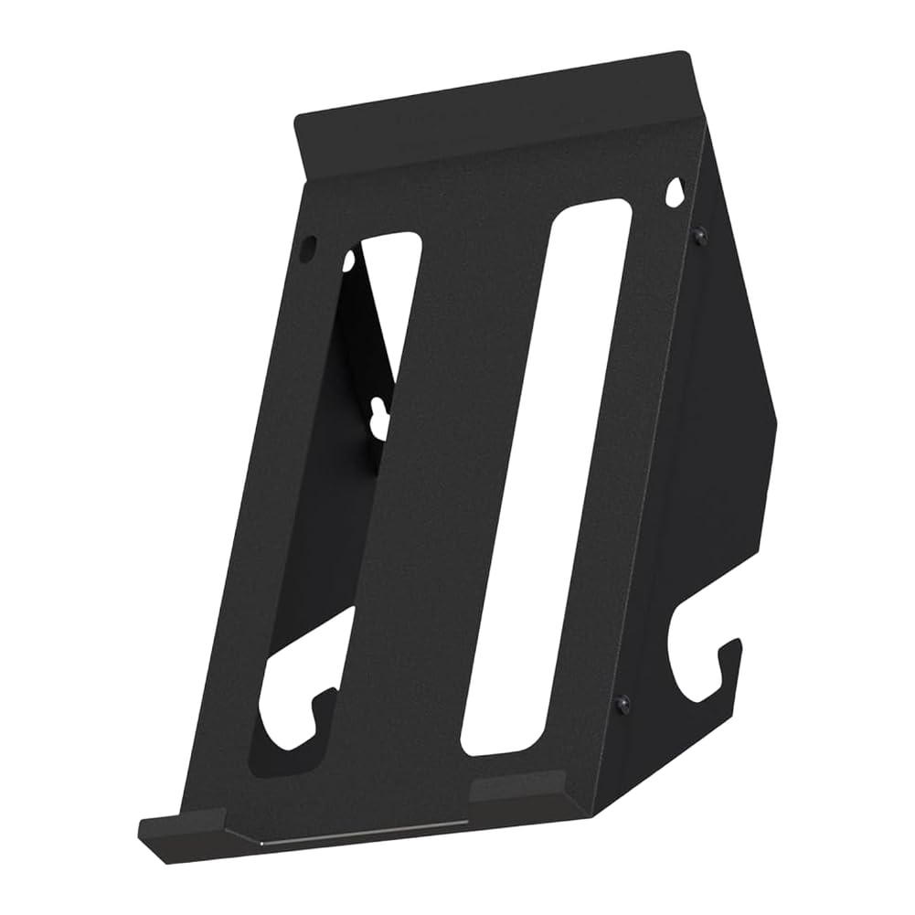 EasyByMall Soporte de pared para sierra circular, organizador de herramientas de hierro resistente con colgador de cordón para garaje, taller y cobertizo