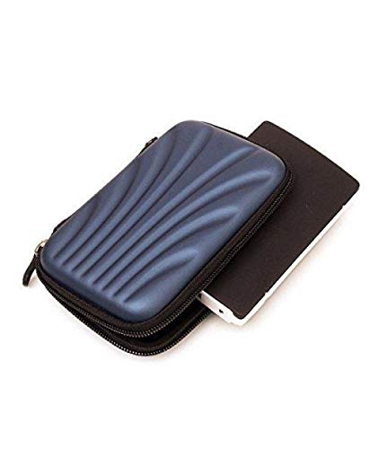 Wolfano 2.5 inch Hard Disk case for All Brand External Hard Drive (Waterproof and Shock Proof) (Blue Flower Design)-image-4