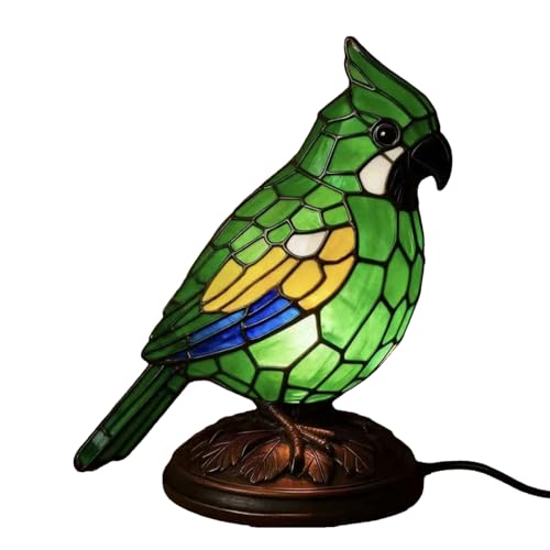 Lampe De Chevet, Lampe De Table Oiseau, Ornement De Sculpture LED Vintage, Lampse De Nuit Portable, Veilleuse Oiseau En Résine, Lampes De Bureau Pour Chambre...