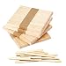 200 PCS Craft Sticks Popsicle Ice Pop Ice Cream Sticks Natural Wooden 4-1/2" Length Treat Sticks Great for DIY Craft Creative Designs