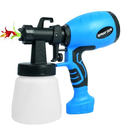 OAOEYE Paint Sprayer 550w Electric Paint Spray Gun with 800ml Large Container HVLP Spray Paint Gun with 2.5mm Nozzle Caliber Plug-in Paint Sprayers for Home Interior