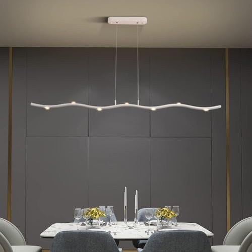 Pendant Light Minimal GWJKG Suspension LED pour Table à Manger Moderne