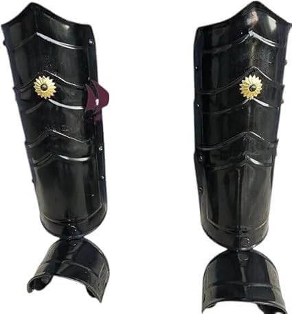 Black Heater Shield Medieval Black Shield/Hand Arm Guard Armor/Leg Armor.