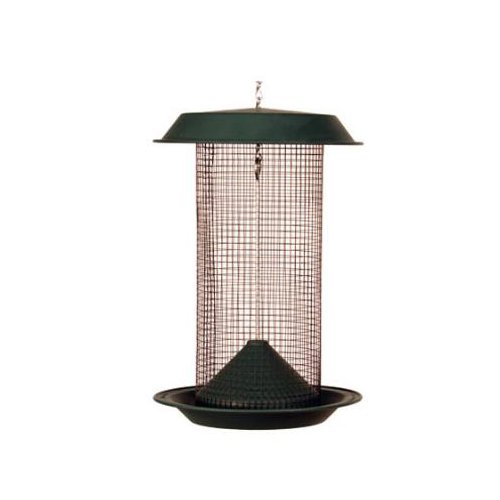 WoodlinkNAMAG1 Audubon Hunter Plastic Oil Sunflower Bird Magnum Wild Bird Feeder, Green