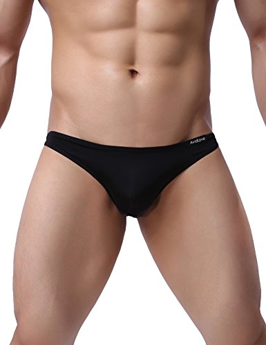 Underwear Men's 4 Pack Classic Low Rise Stretchy Hip Briefs Bikini
