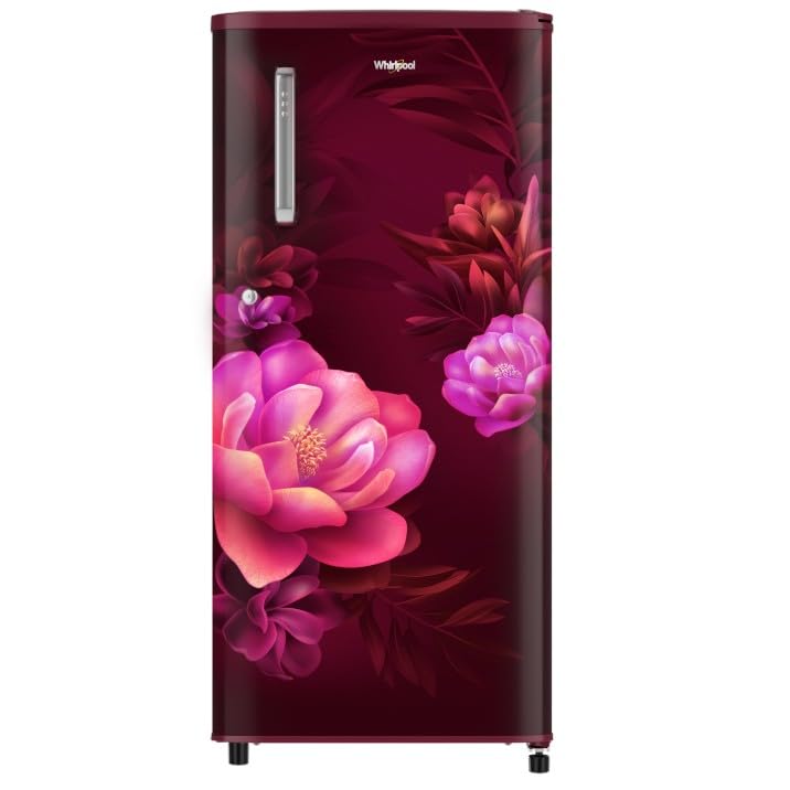 Image of Whirlpool 184 L 2 Star Direct-Cool Single Door Refrigerator (205 WDE PRM 2S WINE SERENA-Y, Red, 2026 Model)