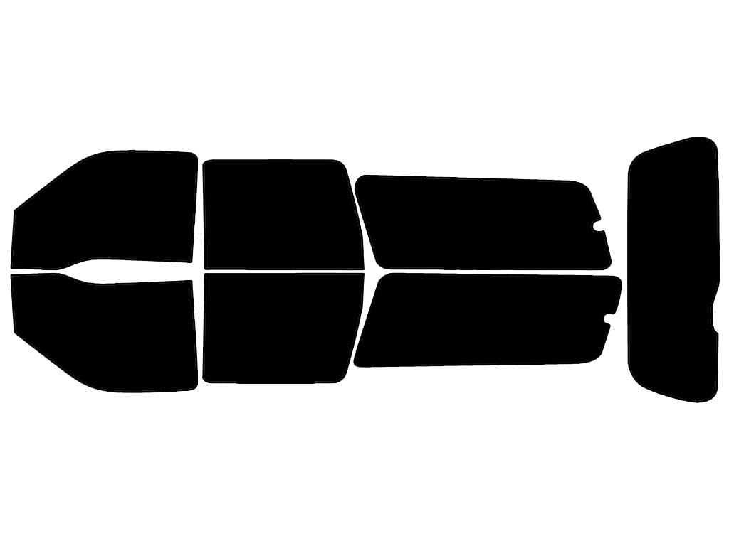 Rvinyl Window Tint Kit Compatible with Ford Excursion 2000-2005 - Complete Precut Kit - 5%