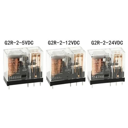 Relais de puissance G2R-2-5VDC haute précision à double contact 5 A - 2