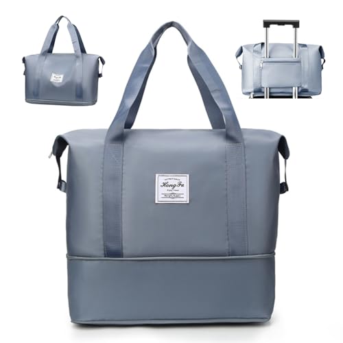 Crazy Bean Bolsa De Viaje Plegable Bolsa Deporte Con Compartimentos Hombre Mujer Bolsa De Mano Impermeable Nailon Bolsa De Fin Sobre Maleta Cabin Crazy Bean Bolsa De Viaje Plegable Bolsa Deporte Con Compartimentos Hombre Mujer Bolsa De Mano Impermeable Nailon Bolsa De Fin Sobre Maleta Cabin