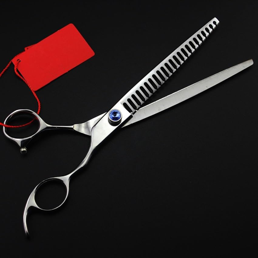 Dog Grooming Scissors Shears, Professional 4 kit upscale Japan 440c 8 inch pet dog grooming shears cutting hair scissors thinning barber hairdressing scissors