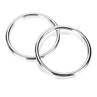 thumbnail image 2 of Producto: Accmor Baby Sling Ring 3 Inch Aluminium Wrap Rings Soft Carrier Ring Accessory For Infants Toddlers Newborn Kids, Works With Your Own Material Or Convert Wrap To Sling (Silver 2 of 14