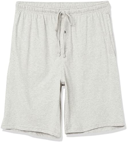 Image of Amazon Essentials Men's 9 inch Knit Pajama Shorts with Elastic Waist and Drawstring, Loungewear (Available in Big & Tall)