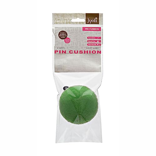 Image of Jyoti Pin Cushion - Wrist (Large), Hijab Pin Round Wearable Needle Wristband, Sewing, Crafting, Quilting, Cross Stitching, Needles & Pins, Pillow Pin Holder for Sewing DIY Handcraft Tools - Pack of 5