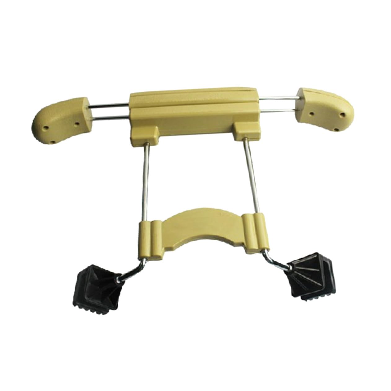 HOLIDYOYO Car Seat Headrest Hanger Clothes Rack Sturdy Mini Clothes Hanger for Coats Suits and Shirts Beige Convenient Car Seat Organizer for Wrinkle Travel
