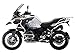 Kit DE Pegatinas GS para R 1200 GS ADV 2014-2018 Pegatinas DE CALCOMANÍA Compass Style R-1200-GS-ADV-14-18-C (Light White)