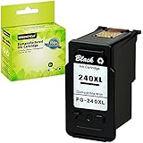 GREENCYCLE Remanufactured Ink Cartridge Replacement for Canon PG-240XL 240 XL Compatible with PIXMA...