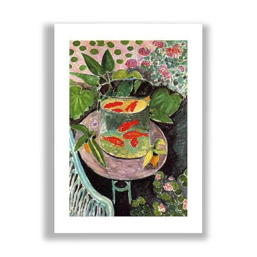 Henri Matisse Poisson rouge affiche mate medium pour salon chaleureux