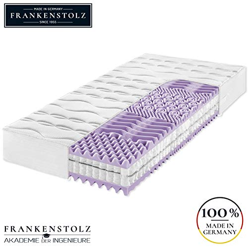 Frankenstolz Allergo Matratze perfekt für Allergiker - Kaltschaum oder Taschenfederkern (Kaltschaum - H2, 100 x 200 cm) – Bild 3
