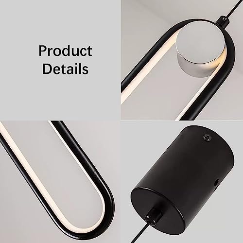Lustre LED moderne en métal brossé et diffuseur silicone haute performance